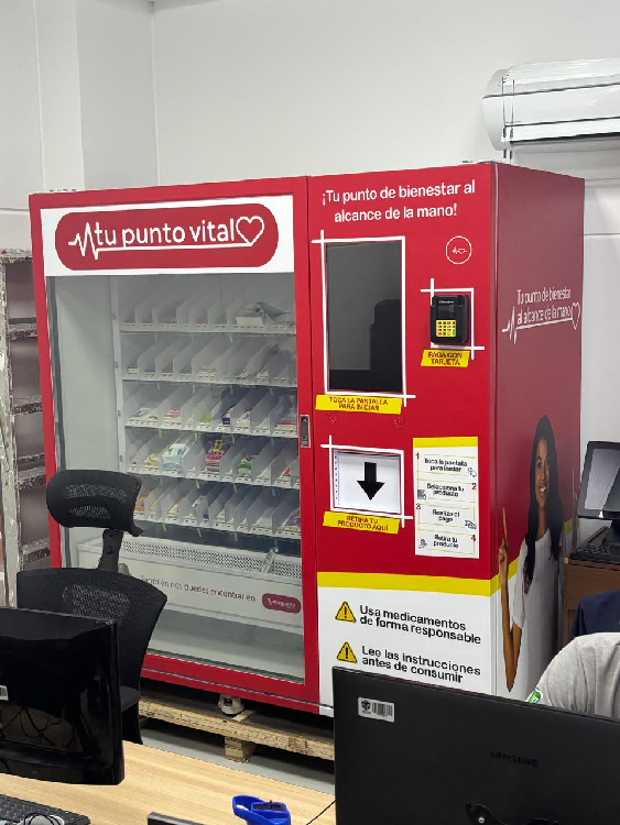 Smart Pharmacy & Medicine Vending Machine in Colombia
